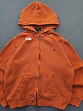 Polo Ralph Lauren Orange Full-Zip Hoodie